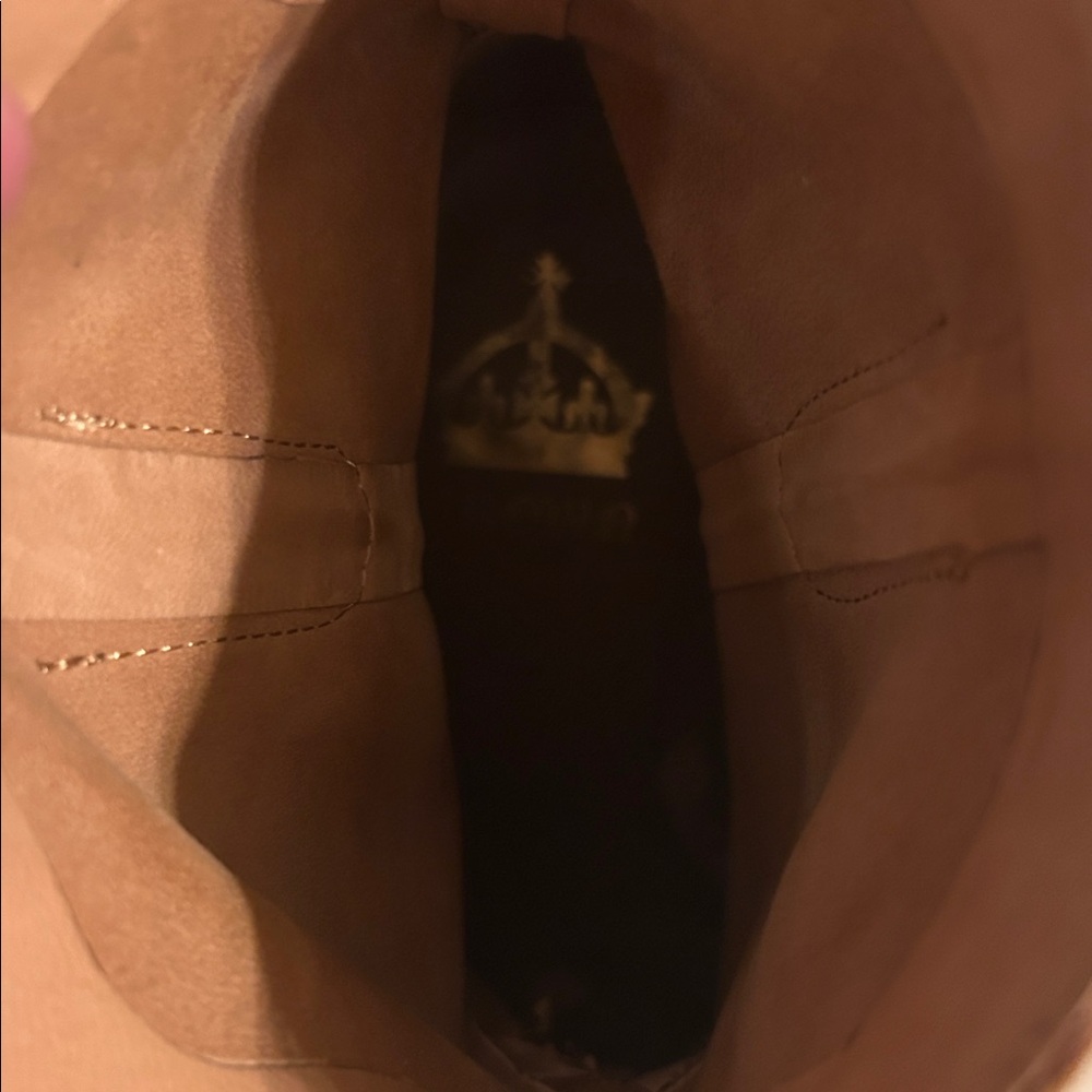 Crown Vintage 7 Tan Leather Women's Boots - Picture 4 of 6